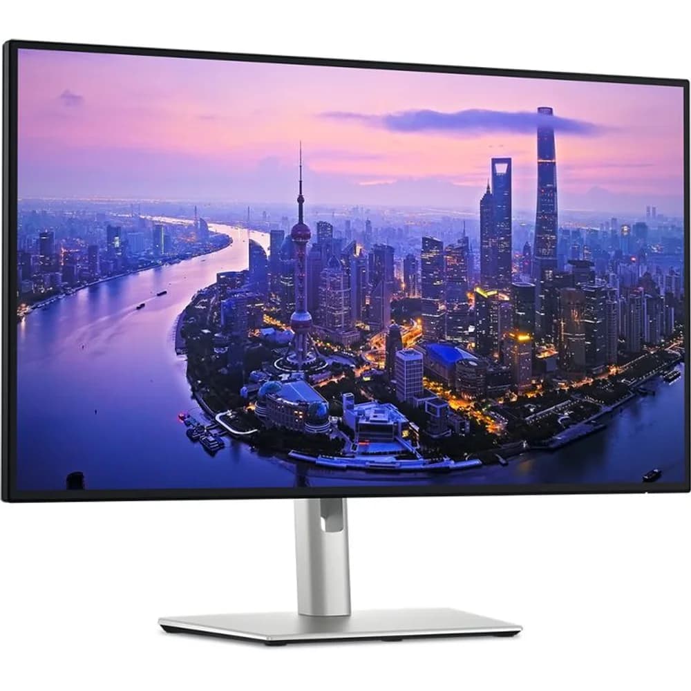 Écran Dell UltraSharp U2725QE 27 pouces sur son pied argent