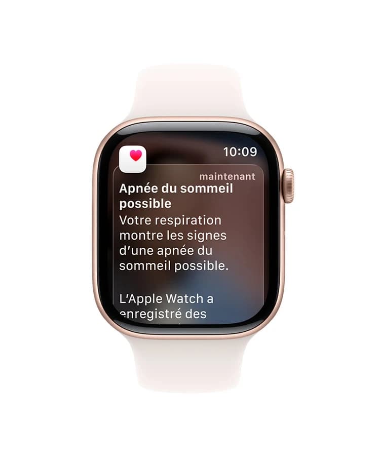 Apple Watch Series 11 de 42 mm avec boîtier aluminium or rose