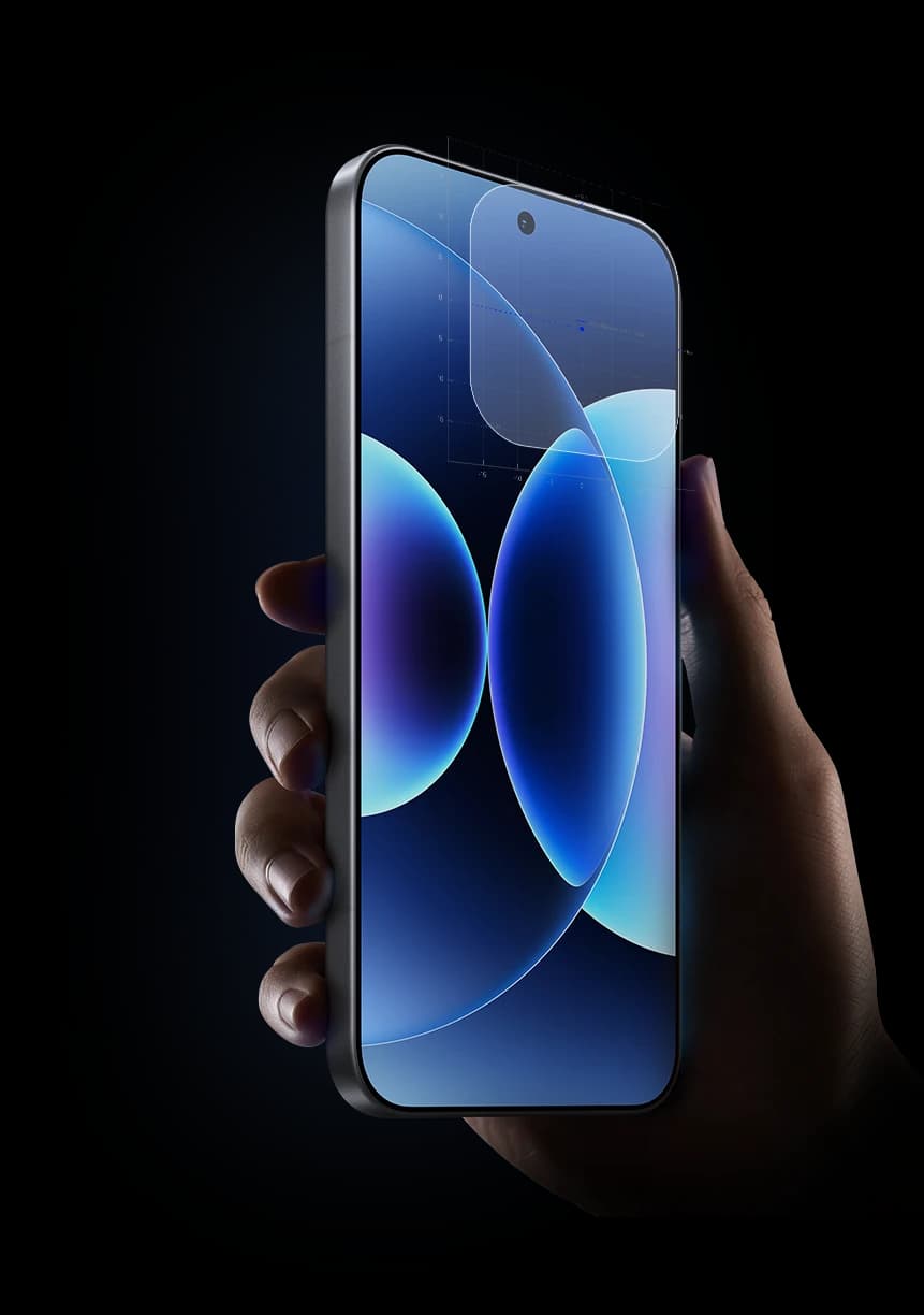 Écran principal du Xiaomi 17 Pro Max en orientation portrait